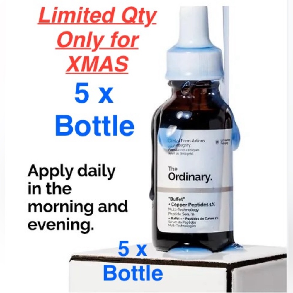 HUGE SALE‼️LIMITED QTY for LIMITED TIME‼️ The Ordinary Buffet Copper Peptide